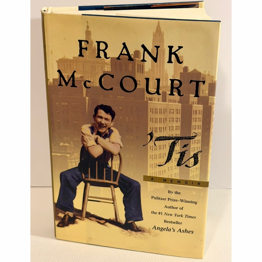 Frank McCourt ’Tis Memoir Hardcover w Dust Jacket Scribner 1999 Angela’s Ashes